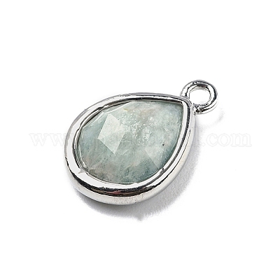 Граненые подвески из натурального амазонита G-U019-05P-02-1