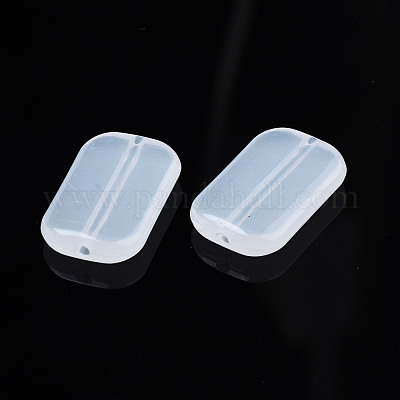透明なアクリルビーズ  長方形  透明  22x14.5x5mm  穴：1.6mm  約390個/500g&nbsp;TACR-N009-29-1