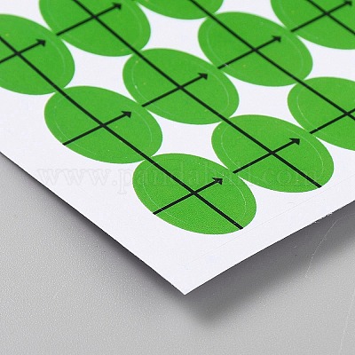 Овальные самоклеящиеся бумажные декоративные наклейки DIY-WH0308-628-1