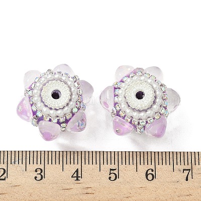 Сверкающие акриловые стразы CLAY-NH0003-01S-03-1