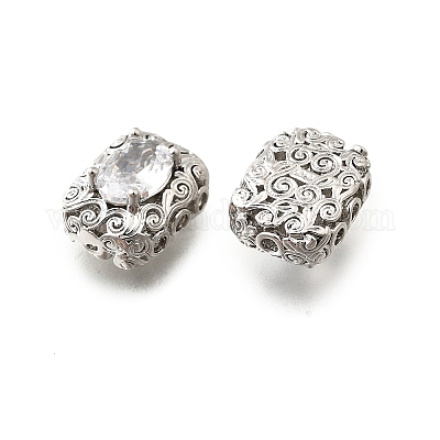 Латунные стеклянные бусины&nbsp;KK-M318-45P-02-1