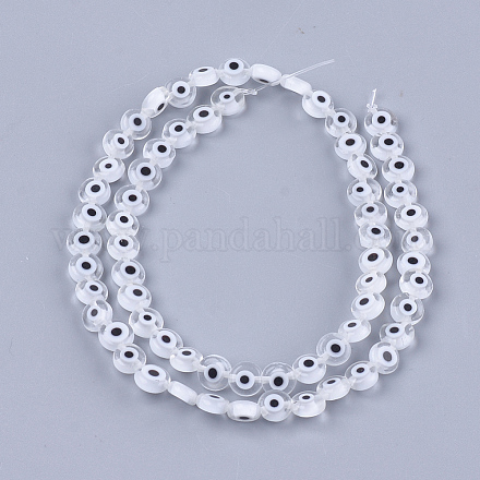 Chapelets de perles vernissées manuelles LAMP-S191-02A-10-1