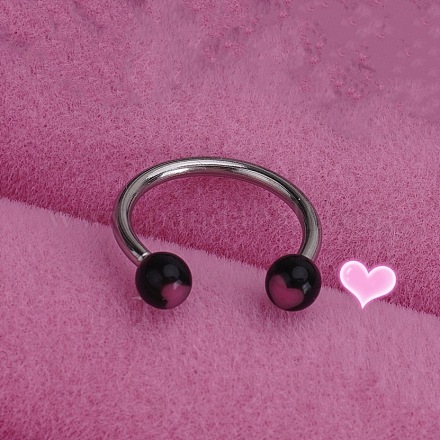 Кольца для носа из нержавеющей стали 316L WGEE114-24-1