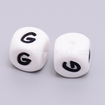 Silicone Beads SIL-WH0002-25B-G-1
