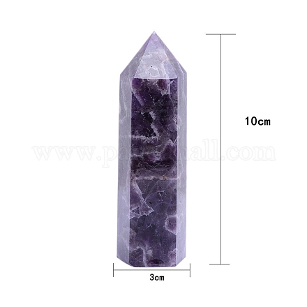 Point Tower Natural Amethyst Home Display Decoration PW-WG18358-04-1