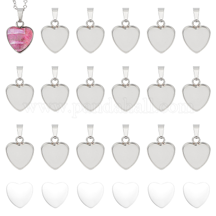 Набор для самостоятельного изготовления кулона в виде сердца DIY-UN0005-51-1