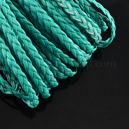 Плетеные имитация кожаные шнуры LC-S002-5mm-11-1