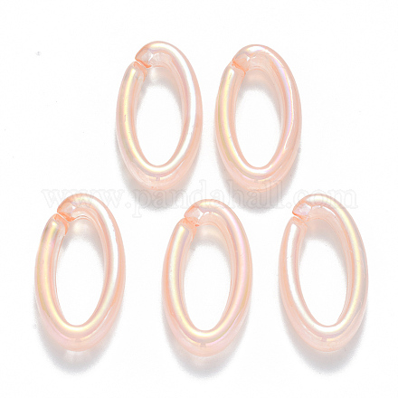 Transparentem Acryl Verknüpfung Ringe TACR-T016-04D-1