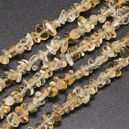 Croustilles citrine naturelle brins de perles X-G-N0164-58-1