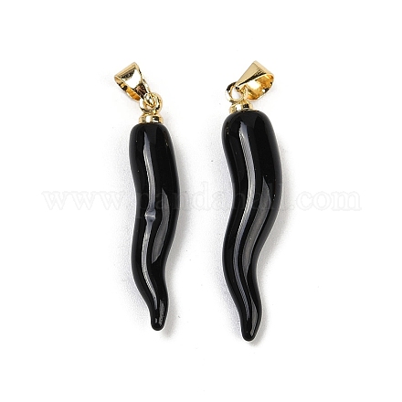 Лэмпворк ручной работы с латунными подвесками KK-Q095-02B-07-1