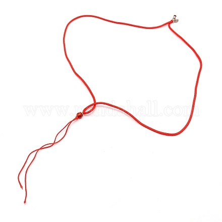 Boucles de cordon de pendentif en nylon NWIR-WH0012-02C-1