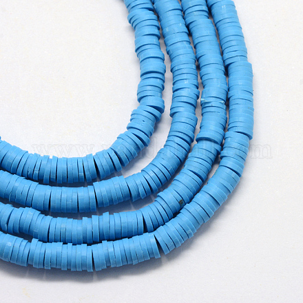 Eco-Friendly Handmade Polymer Clay Beads CLAY-R067-8.0mm-A33-1