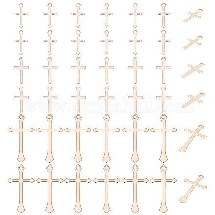 60шт 3 стиля латунные подвески KK-HY0003-88G-1