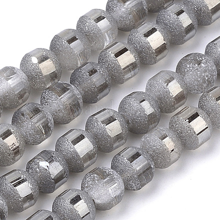 Chapelets de perles en verre électroplaqué EGLA-S131-4mm-A06-1