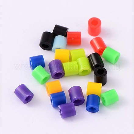 Pe cuentas tubo con abalorios de diy melty hama beads recargas DIY-X0201-05-1
