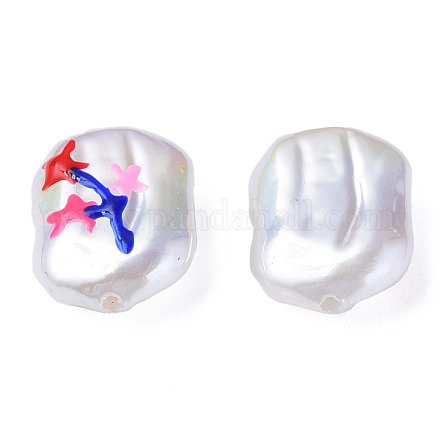 Perles d'imitation perles en plastique ABS KY-N015-168-1