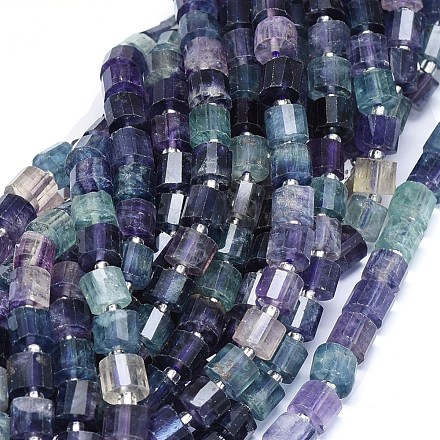 Natural Fluorite Beads Strands G-O180-21-1