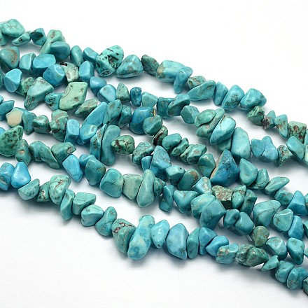 Synthetic Turquoise Beads Strands G-O049-B-43-1