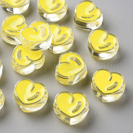 Perles acryliques émail transparent TACR-S155-004H-1
