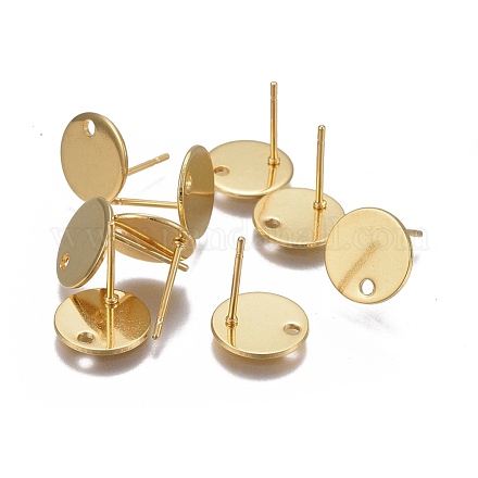 Accessoires de puces d'oreilles en 304 acier inoxydable STAS-P236-45G-1
