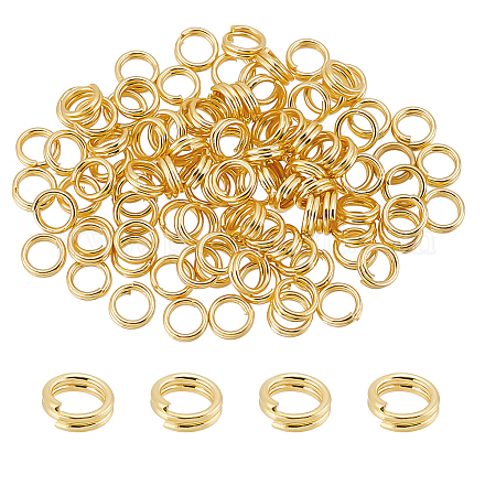 Benecreat 2 buste anelli divisi in ottone FIND-BC0005-12A-1