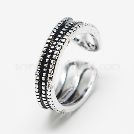 (vendita in fabbrica di feste di gioielli) anelli per dito con polsino in lega regolabile4 RJEW-S038-055-1