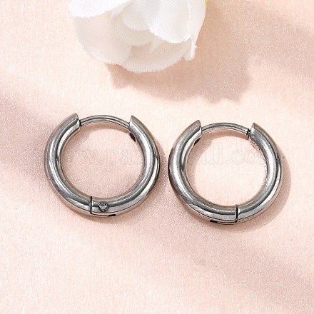 316f серьги-кольца из нержавеющей стали EJEW-D341-01G-P-1