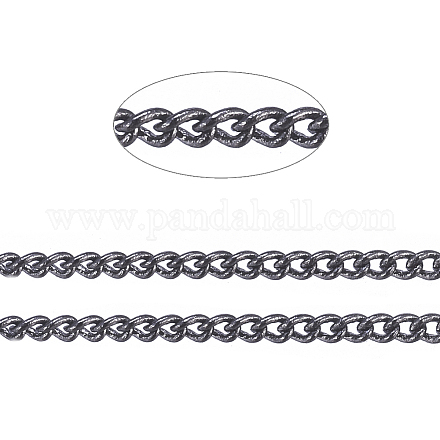 Brass Twisted Chains CHC-S100-0.35mm-B-1