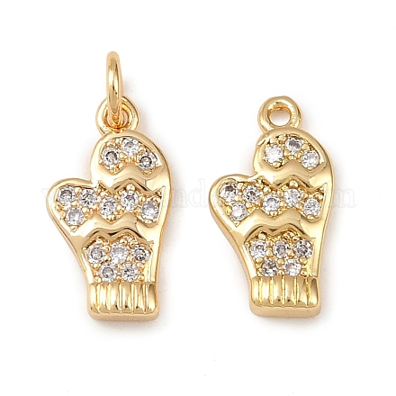 Латунные микро проложить кубического циркония подвески KK-L255-18G-06-1