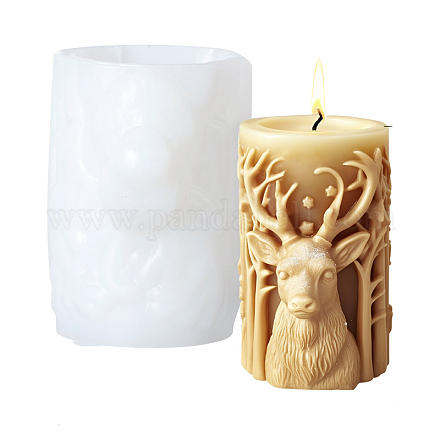 Weihnachts-DIY-Silikon-Kerzenformen&nbsp;AJEW-U014-02B-1