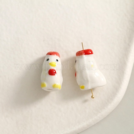 Фарфоровые бусины ручной работы PW-WGD6B62-10-1