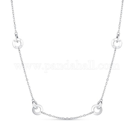 Tinysand 925 collane a catena intrecciate in argento sterling TS-N320-S-1