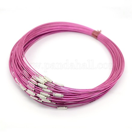 Steel Wire Necklace Cord TWIR-SW001-14-1