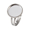 304 Stainless Steel Cuff Ring Components, Bezel Cup Ring Settings, Flat Round, Stainless Steel Color, Tray: 14mm, 17mm