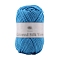 Polyester Yarn for Sweater Hat, for Knitting Crochet Supplies, Dodger Blue, 2mm, about 94.05 Yards(86m)/Skein