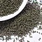 MIYUKI Delica Beads, Cylinder, Japanese Seed Beads, 11/0, (DB0657) Dyed Opaque Olive Drab, 1.3x1.6mm, Hole: 0.8mm, about 2000pcs/10g