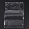 Rectangle OPP Cellophane Bags, Top Self Seal Bags, with Hole, Clear, 34x24x0.01cm, Inner Size: 30.2x24cm