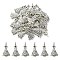Tibetan Style Alloy Pendants, Lead Free & Cadmium Free, Christmas Tree, Antique Silver, 21x11mm, Hole: 1mm