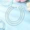 304 Stainless Steel Singapore Chain 3 Layer Necklaces for Women, Non-Tarnish, Stainless Steel Color, 16.22~20.24 inch(41.2~51.4cm), 3pcs/set