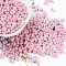Opaque Acrylic Beads, Peanut, Pearl Pink, 6.5x4x3mm, Hole: 1.4mm, about 4371pcs/221g