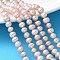 Natural Cultured Pearl Beads Strands, Potato, Grade 5A++, Rosy Brown, 5.5~6mm, Hole: 0.7mm, about 66~67pcs/strand, 14.57~14.72''(37~37.4cm)