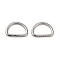 Non-Tarnish 304 Stainless Steel D Rings/Triangle Rings, Buckle Clasps, For Webbing, Strapping Bags, Garment Accessories, Stainless Steel Color, 13.5x9.6x1.5mm