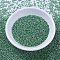 MIYUKI Delica Beads, Cylinder, Japanese Seed Beads, 11/0, (DB0426) Galvanized Dark Mint Green, 1.3x1.6mm, Hole: 0.8mm, about 2000pcs/bottle, 10g/bottle