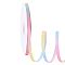 Polyester Grosgrain Ribbon, for Garment Accessories, Gift Decoration, Colorful, 3/8 inch(9mm)