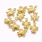 Alloy Pendants, Sea Turtle, Golden, 16x12.4x2.2mm, Hole: 1.5mm