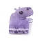 Cute Mini Animal Acrylic Claw Hair Clips, Hair Accessories for Girls, Hippo, 25x25x25.5mm