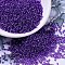 MIYUKI Round Rocailles Beads, Japanese Seed Beads, 11/0, (RR1347) Dyed Silver Lined Purple, 11/0, 2x1.3mm, Hole: 0.8mm, about 5500pcs/50g
