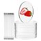 Transparent Acrylic Display Base, Circle Blank Discs, Clear, 76x4mm