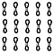 100Pcs Eyeglass Holders, Glasses Rubber Loop Ends, with Iron Findings, Black, 21x4.5mm