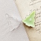 Plastic Candle Cup, Clear, Christmas Tree, 51x42x21.8mm